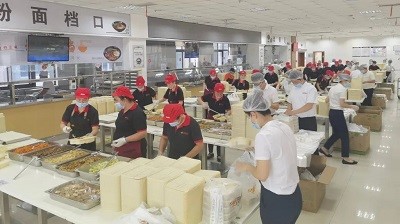 5000+份盒飯出品，華逸府為重大活動提供應(yīng)急供餐保障